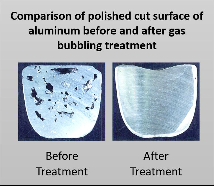 Porous Plug used in an Induction Furnace